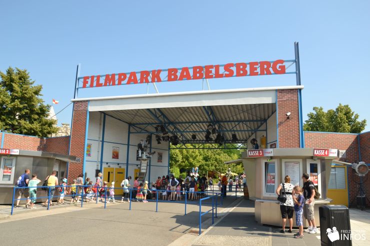 Foto: Freizeitparkinfos.de, Filmpark Babelsberg, Eingang