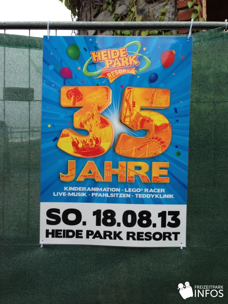 Foto: Freizeitparkinfos.de, 35 Jahre Heide Park, 18.08.2013