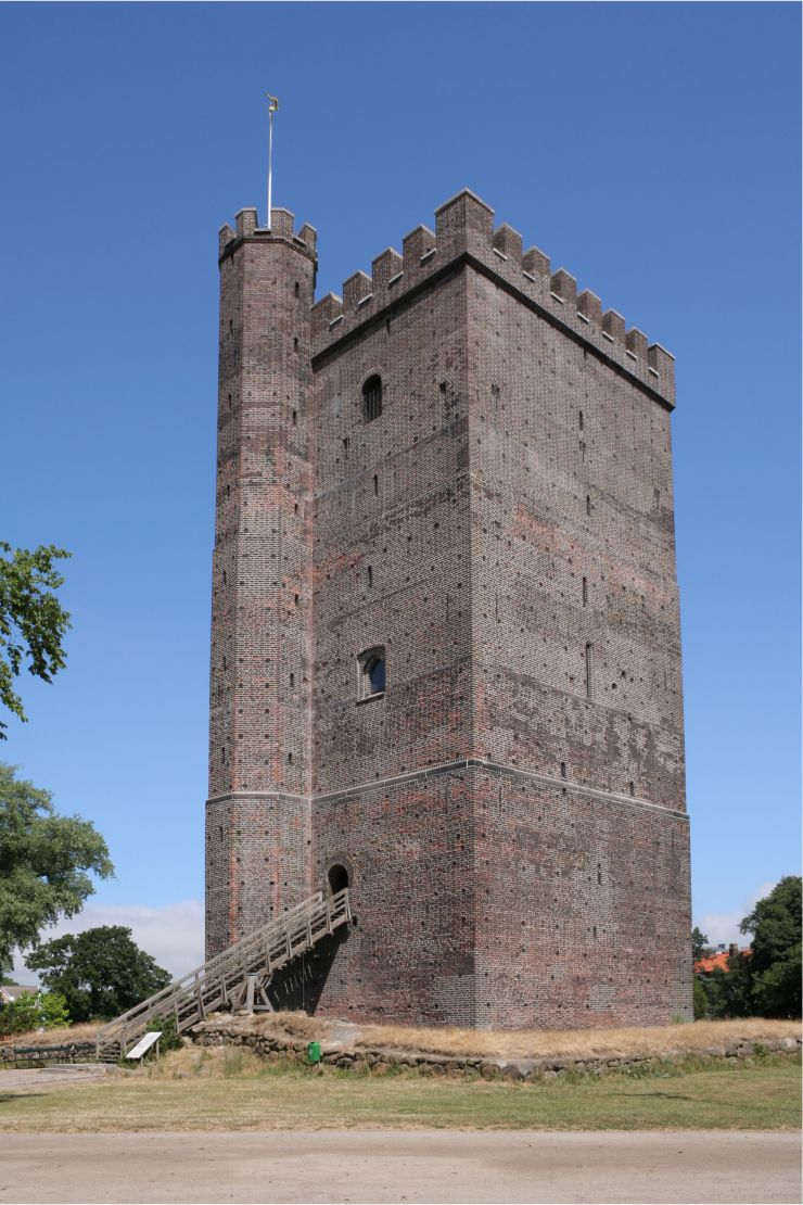 Foto: Ikiwaner, Der Turm Kärnan in Helsingborg, Schweden