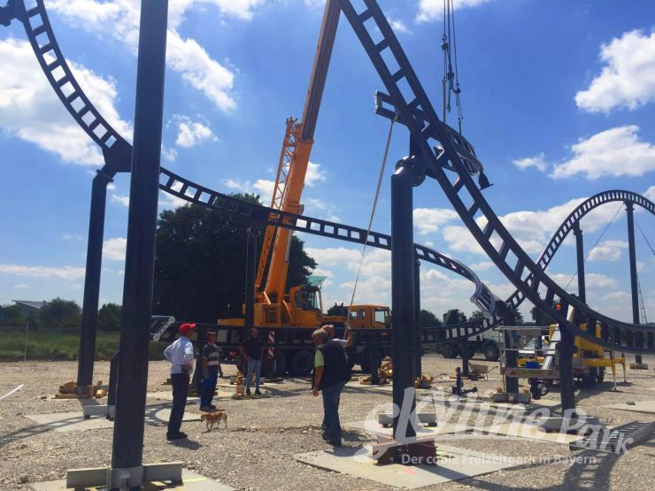 Foto: Skyline Park, Bau-Update Sky Dragster 10.06.2016