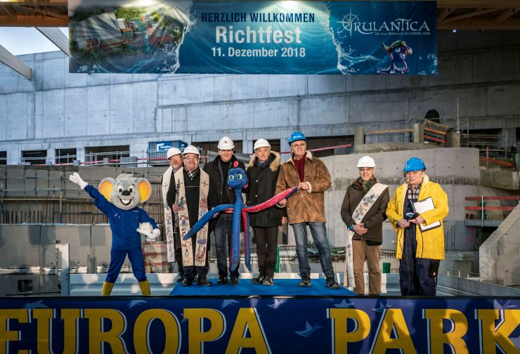 „Rulantica - die neue Wasserwelt" des Europa-Park feiert Richtfest