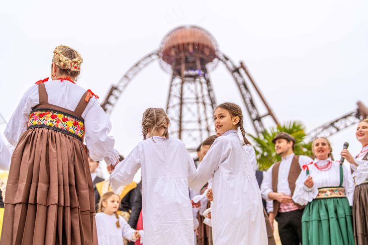 Mit einem großen, kroatischen Dorffest wurde der neue Themenbereich eröffnet