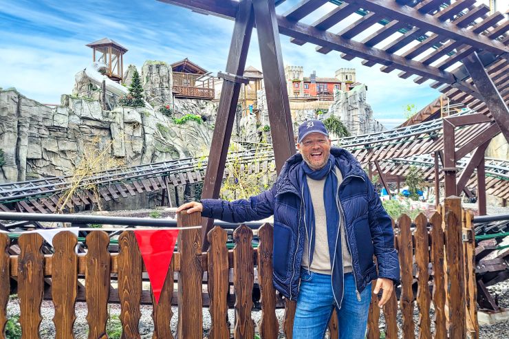 Comedian Mario Barth vor dem neuen „Alpenexpress Enzian“